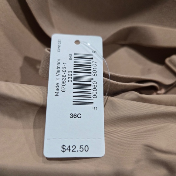 NWT - Gap Wireless T-Shirt Bra in Brush Beige - 36C - Picture 5 of 6